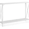 Monarch Metal X-Shaped Console Table -Home Furniture Store 810542458 2