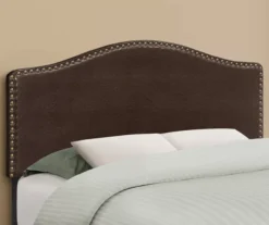 Monarch Faux Leather Button Tufted Headboard -Home Furniture Store 810542517 1