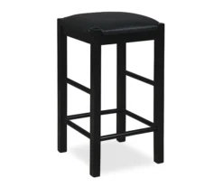 Bay Faux Leather & Wood Counter Stools, 2-Pack -Home Furniture Store 810543042 1