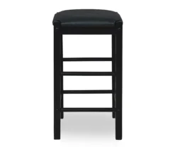 Bay Faux Leather & Wood Counter Stools, 2-Pack -Home Furniture Store 810543042 5