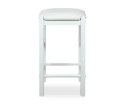 Bay Faux Leather & Wood Counter Stools, 2-Pack -Home Furniture Store 810543048 3