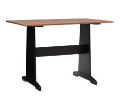 Atrium Black & Pecan 3-Piece Wooden Breakfast Nook Set -Home Furniture Store 810543121 A0 4