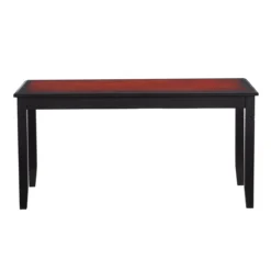 Shirley Black Cherry Transitional Wood Coffee Table -Home Furniture Store 810543142 4