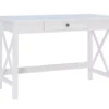 Richland White 1-Drawer Wood X Leg Desk 2 Richland White 1-Drawer Wood X Leg Desk -Home Furniture Store 810543159 1