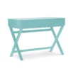 Kari Turquoise Lift-Top Campaign Desk 1 Kari Turquoise Lift-Top Campaign Desk -Home Furniture Store 810543172 1