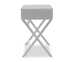 Kari White Lift-Top Campaign Desk 4 Kari White Lift-Top Campaign Desk -Home Furniture Store 810543181 4