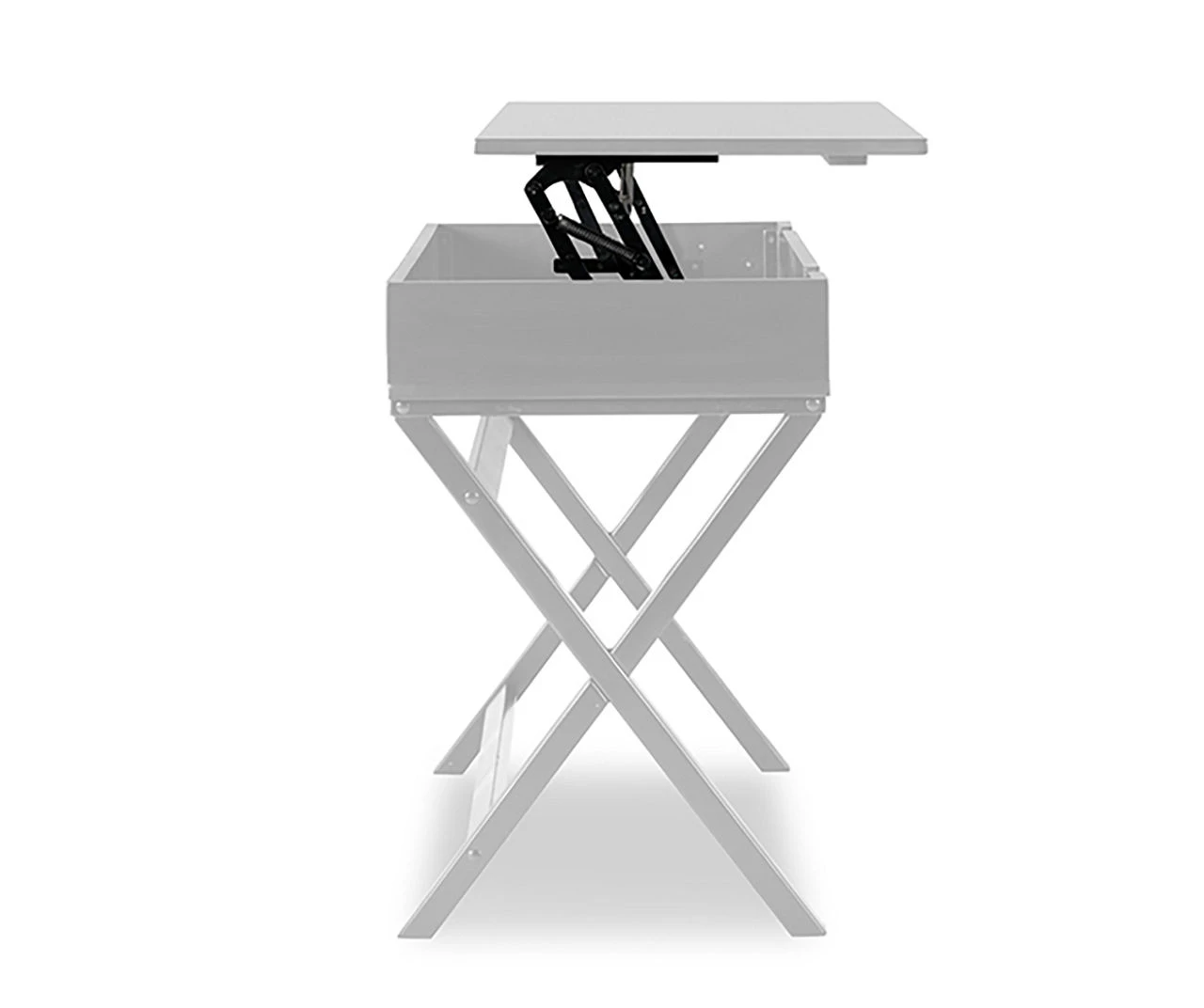 Kari White Lift-Top Campaign Desk Kari White Lift-Top Campaign Desk -Home Furniture Store 810543181 5