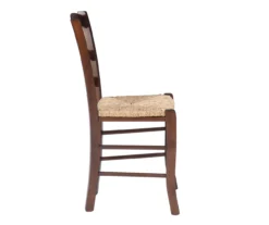 Bordeaux Walnut Handwoven Ladder Back Side Chairs, 2-Pack 9 Bordeaux Walnut Handwoven Ladder Back Side Chairs, 2-Pack -Home Furniture Store 810543200 A1