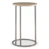 Global Designs Pewter Geometric Capiz Mosaic C Accent Table -Home Furniture Store 810543213 1