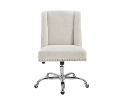 Comfort Home Warm White Sherpa Chair -Home Furniture Store 810543232 3