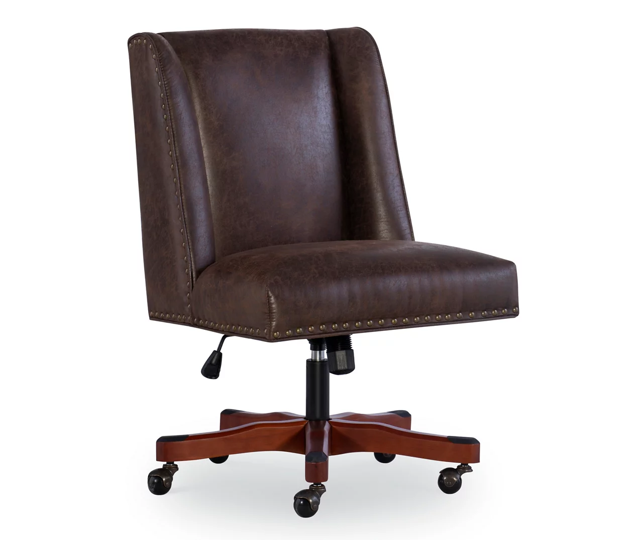 Austin Dark Walnut Upholstered Office Chair Austin Dark Walnut Upholstered Office Chair -Home Furniture Store 810543233 A0 1