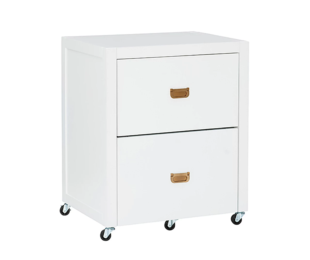 Kari White 2-Drawer Rolling Filing Cabinet Kari White 2-Drawer Rolling Filing Cabinet -Home Furniture Store 810543247 1