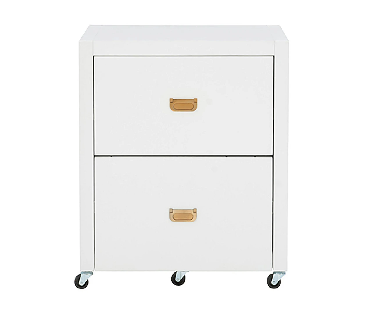 Kari White 2-Drawer Rolling Filing Cabinet Kari White 2-Drawer Rolling Filing Cabinet -Home Furniture Store 810543247 3
