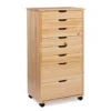 Craft Mate Natural Wood 8-Drawer Rolling Storage Cart -Home Furniture Store 810543300 1