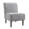 Jane Dark Gray Upholstered Coastal Slipper Chair 1 Jane Dark Gray Upholstered Coastal Slipper Chair -Home Furniture Store 810543303 1