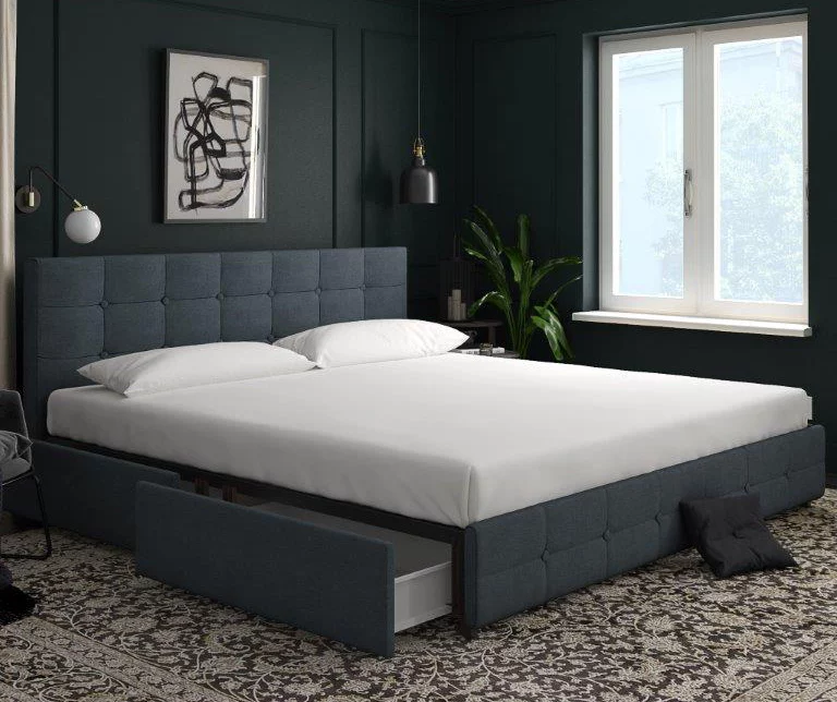 Atwater Living DHP Ryder Linen Upholstered Bed With Storage Atwater Living DHP Ryder Linen Upholstered Bed With Storage -Home Furniture Store 810543641 1