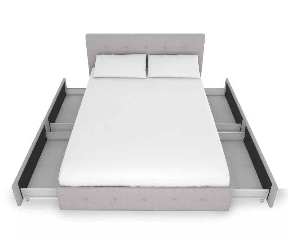 Atwater Living DHP Ryder Linen Upholstered Bed With Storage Atwater Living DHP Ryder Linen Upholstered Bed With Storage -Home Furniture Store 810543649 3