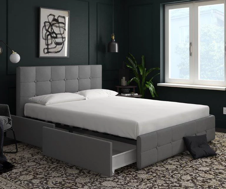 Atwater Living DHP Ryder Linen Upholstered Bed With Storage Atwater Living DHP Ryder Linen Upholstered Bed With Storage -Home Furniture Store 810543649 6
