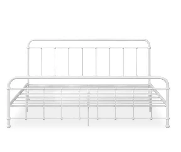 Brooklyn White Iron Full Bed Brooklyn White Iron Full Bed -Home Furniture Store 810543698 4