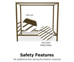 DHP Cara Metal Canopy Bed 14 DHP Cara Metal Canopy Bed -Home Furniture Store 810543729 2