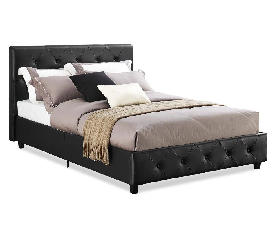 DHP Dana Faux Leather Upholstered Queen Bed DHP Dana Faux Leather Upholstered Queen Bed -Home Furniture Store 810543735 4