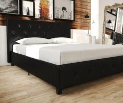 DHP Dana Faux Leather Upholstered Queen Bed 6 DHP Dana Faux Leather Upholstered Queen Bed -Home Furniture Store 810543735 6