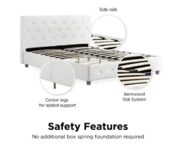 DHP Dana Faux Leather Upholstered Queen Bed 13 DHP Dana Faux Leather Upholstered Queen Bed -Home Furniture Store 810543736 2