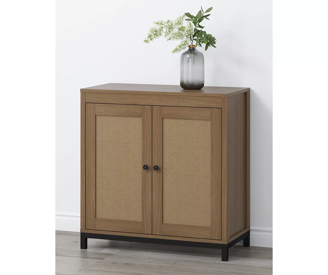 Real Living Seven Hills Cane Door Storage Cabinet Real Living Seven Hills Cane Door Storage Cabinet -Home Furniture Store 810561049 1