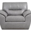 Clifton Ridge Stone Vegan Leather Swivel Chair -Home Furniture Store 810569861 1