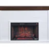 62" Grand Shiplap & Beam Electric Fireplace