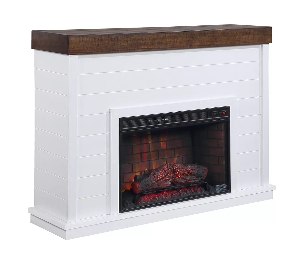 62" Grand Shiplap & Beam Electric Fireplace 62" Grand Shiplap & Beam Electric Fireplace -Home Furniture Store 810570729 2 1