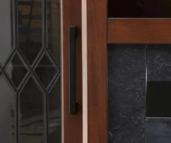 66" Heirloom Cherry Electric Fireplace Console -Home Furniture Store 810570830 1 1