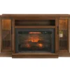 66" Heirloom Cherry Electric Fireplace Console -Home Furniture Store 810570830 1