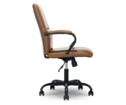 Camel Brown Vegan Leather Office Chair -Home Furniture Store 810583520 A2 2
