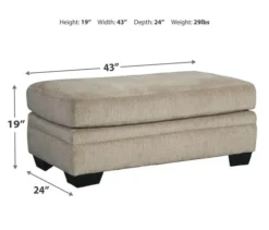 Signature Design By Ashley Dorsten Ottoman -Home Furniture Store 810587405 4