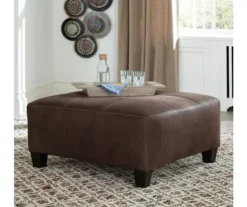 Signature Design By Ashley Navi Faux Leather Oversized Accent Ottoman -Home Furniture Store 810587440 4