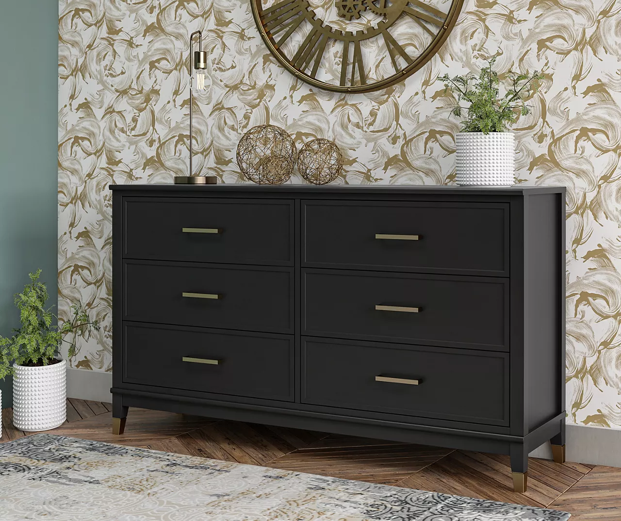 CosmoLiving Westerleigh 6-Drawer Dresser CosmoLiving Westerleigh 6-Drawer Dresser -Home Furniture Store 810589234 6