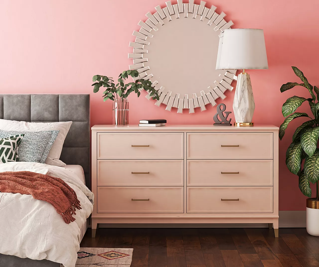 CosmoLiving Westerleigh 6-Drawer Dresser CosmoLiving Westerleigh 6-Drawer Dresser -Home Furniture Store 810589236 5