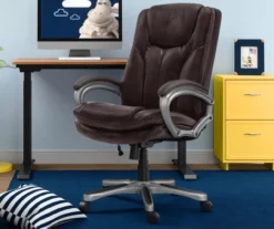 Benton Brown Big & Tall Faux Leather Executive Office Chair 8 Benton Brown Big & Tall Faux Leather Executive Office Chair -Home Furniture Store 810590314 1