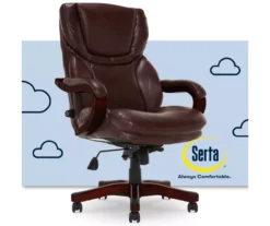 Serta Conway Big & Tall Bonded Leather Office Chair -Home Furniture Store 810590315 1 1