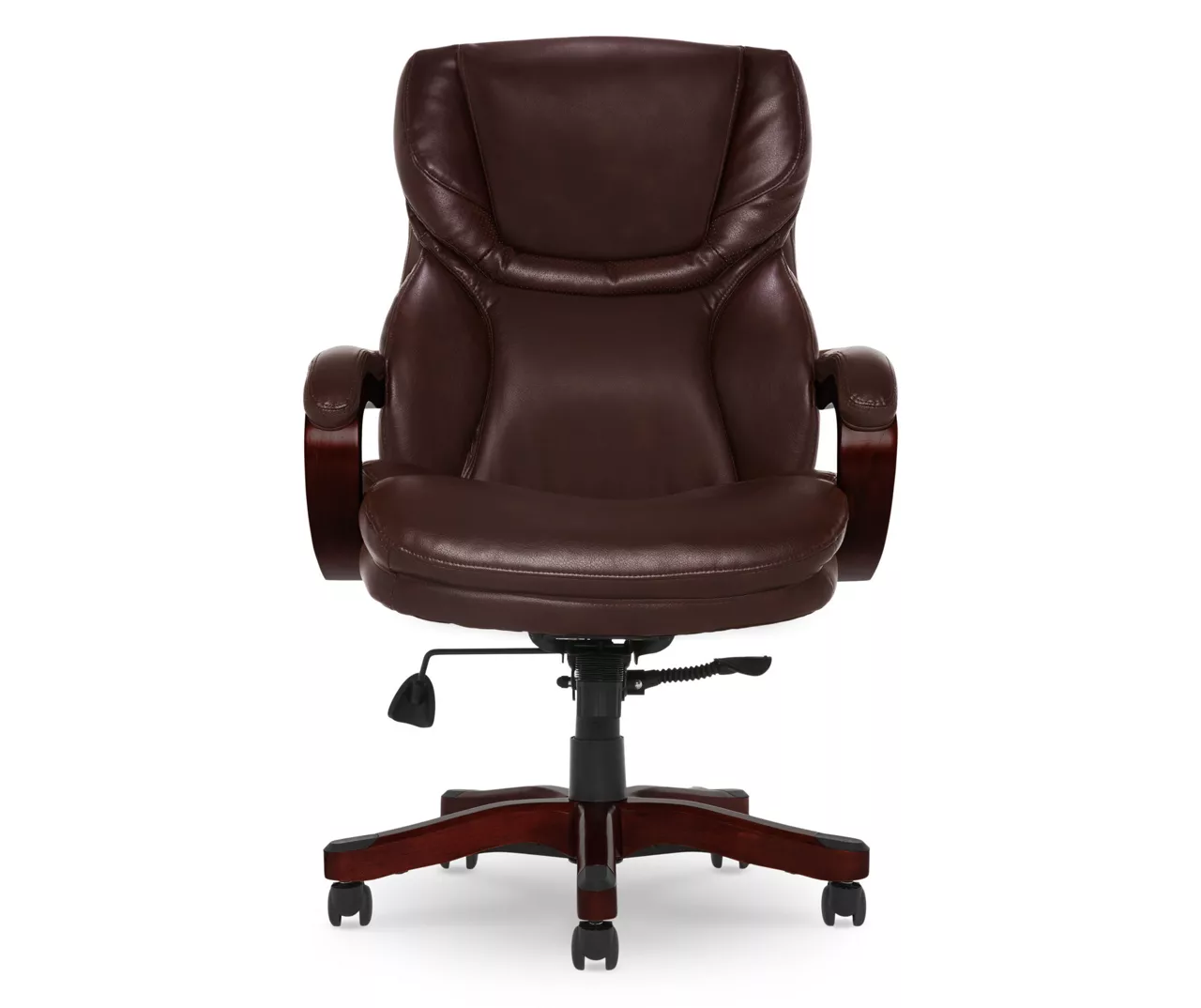 Conway Brown Big & Tall Bonded Leather Office Chair Conway Brown Big & Tall Bonded Leather Office Chair -Home Furniture Store 810590315 3