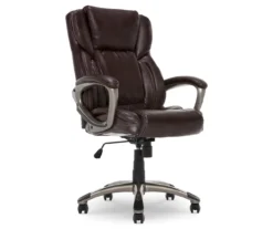 Serta Garret Executive Bonded Leather Office Chair -Home Furniture Store 810590316 A0
