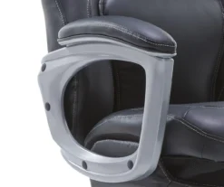 Delvin Black Bonded Leather Office Chair -Home Furniture Store 810590317 A0 7