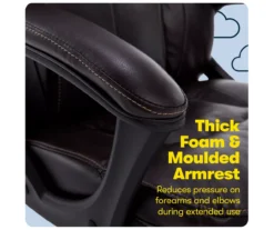 Mitchell Roasted Chestnut Vegan Leather Office Chair -Home Furniture Store 810590318 11