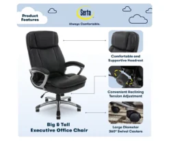 Serta Fairbanks Big & Tall Office Chair -Home Furniture Store 810590319 7