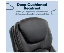 Claremont Black Bonded Leather Office Chair -Home Furniture Store 810590374 10