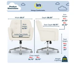 Serta Ashland Fabric Office Chair -Home Furniture Store 810590380 6