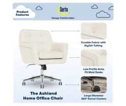 Serta Ashland Fabric Office Chair -Home Furniture Store 810590380 7