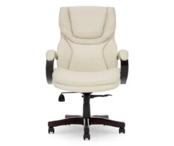 Conway Ivory Big & Tall Bonded Leather Office Chair