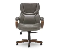 Conway Gray Big & Tall Bonded Leather Office Chair